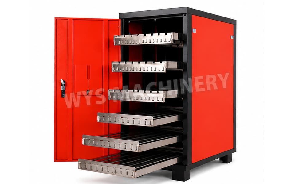 Press Brake Tooling Storage Cabinet for Punches and Dies