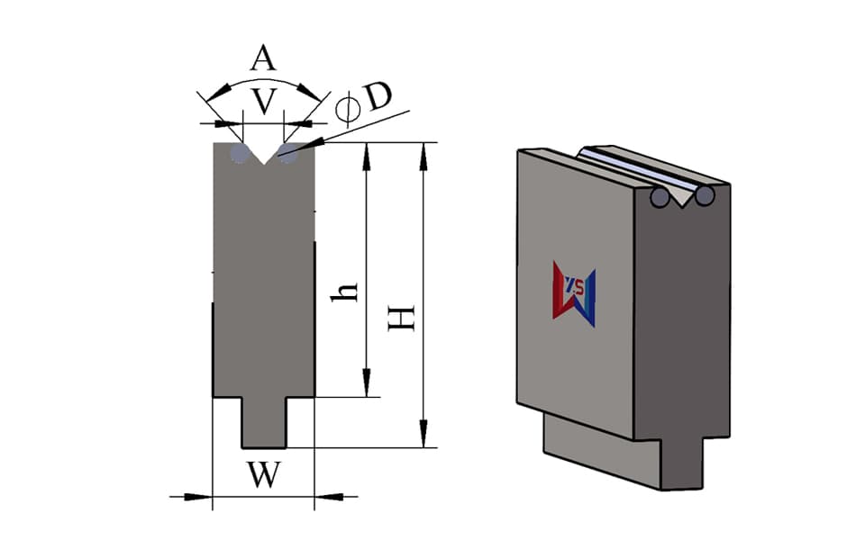 Custom Roller V-Die for Low-Marking Sheet Metal Bending