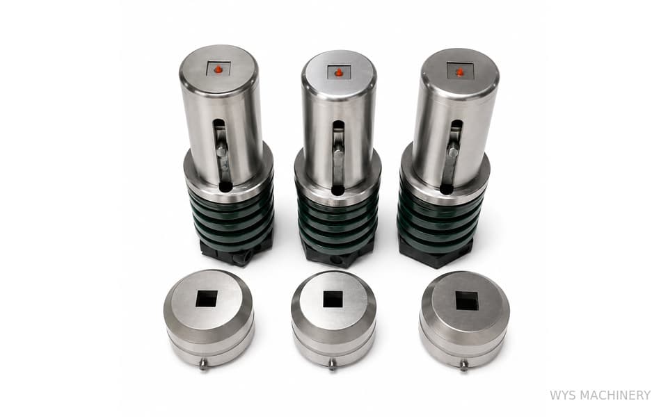 JFY Type B Station SQ10 Thin Turret Square Punch Tooling - 1